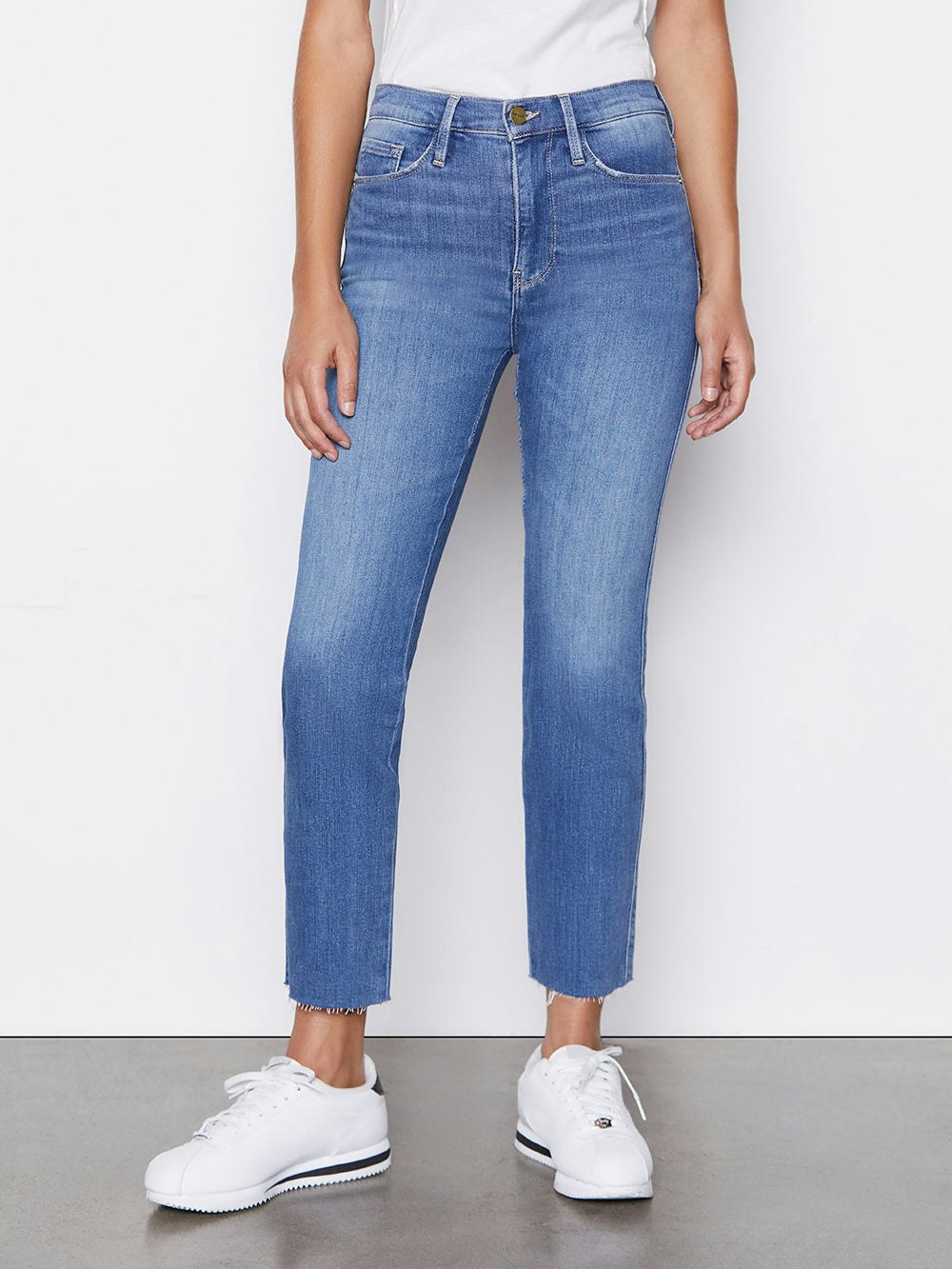 jeans front view